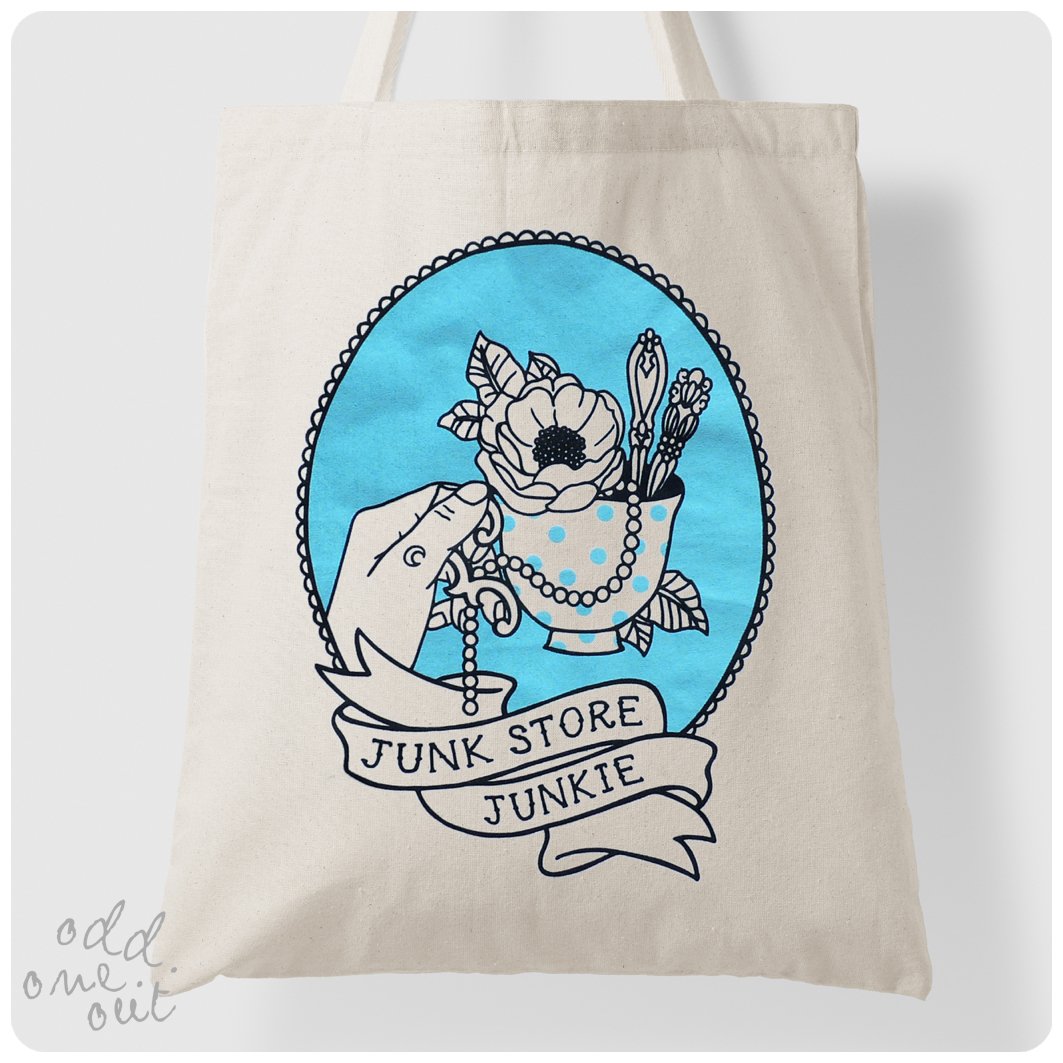 Junk Store Junkie - Tote Bag